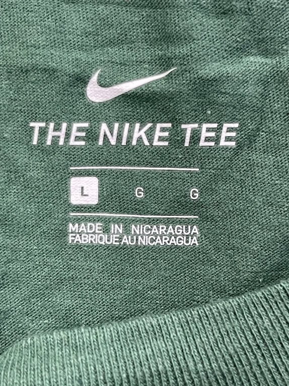Nike T-Shirt Logo Print Πράσινο Unisex L