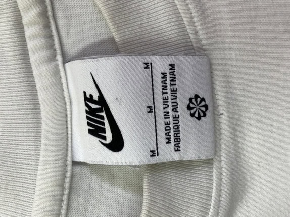 NIKE T SHIRT MINIMAL OFF WHITE UOMO PRE OWNED M