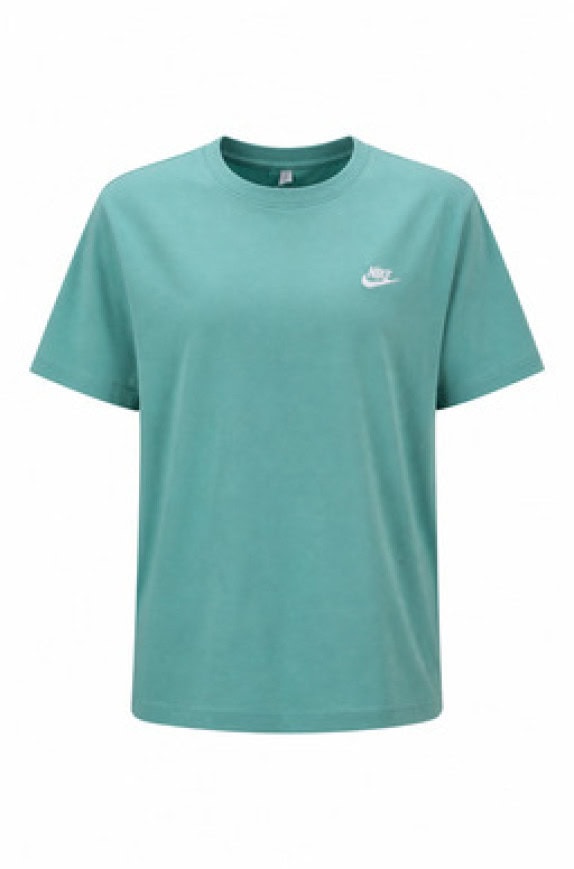 NIKE T SHIRT MINIMAL TURQUOISE MEN PRE OWNED L