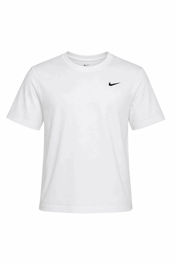 NIKE T SHIRT MINIMAL WHITE MENS PRE OWNED L