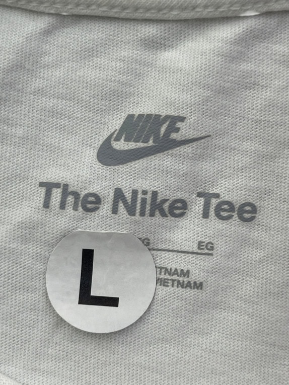 NIKE T SHIRT MINIMAL WHITE ΑΝΤΡΙΚΟ PRE OWNED L