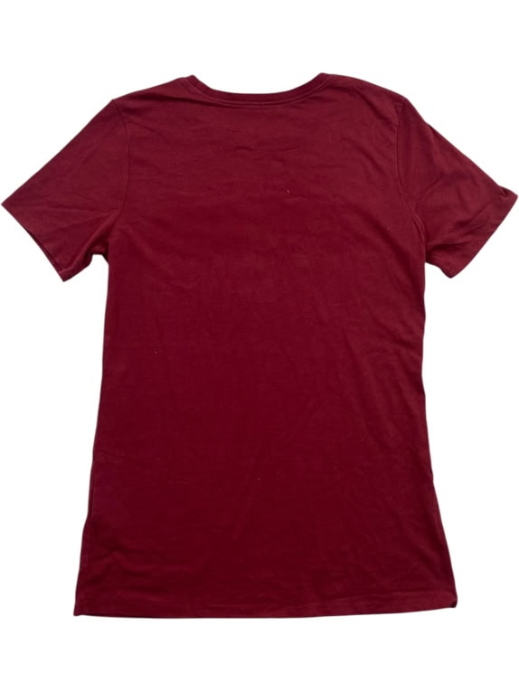 NIKE T-Shirt NBA Cleveland Basketball Dri-FIT Logo Burgundy UNISEX M