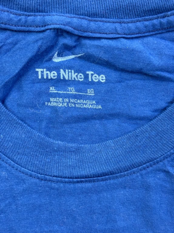 NIKE T-SHIRT NFL INDIANAPOLIS COLTS "FOR THE SHOE" BLUE UNISEX XL