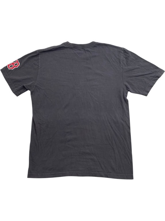 NIKE T-SHIRT RED SOX BASEBALL LOGO SPELLOUT ΜΑΥΡΟ UNISEX