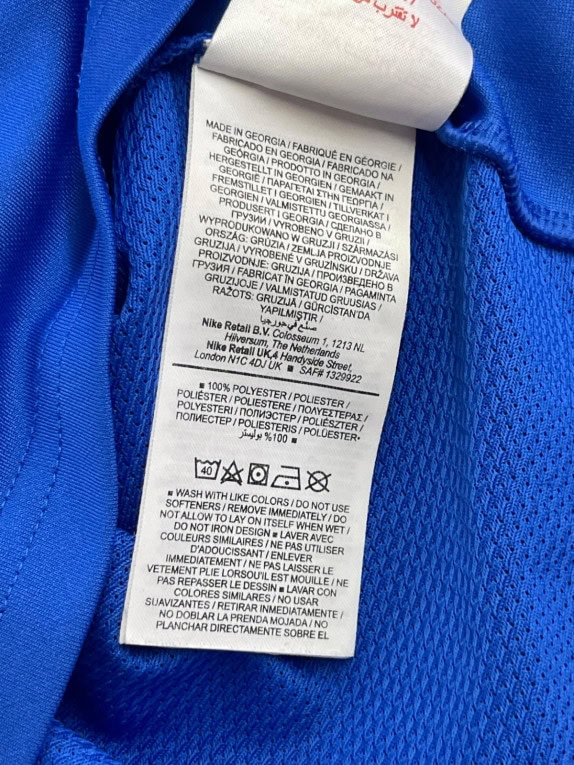 NIKE T SHIRT SPORTSWEAR BLUE MENS PRE OWNED S