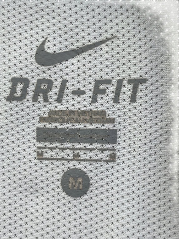 NIKE T SHIRT SPORTSWEAR WHITE BLUE UNISEX PRE OWNED M