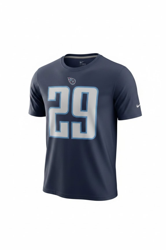 NIKE T-SHIRT TENNESSEE TITANS NFL ΜΠΛΕ UNISEX XL preowned