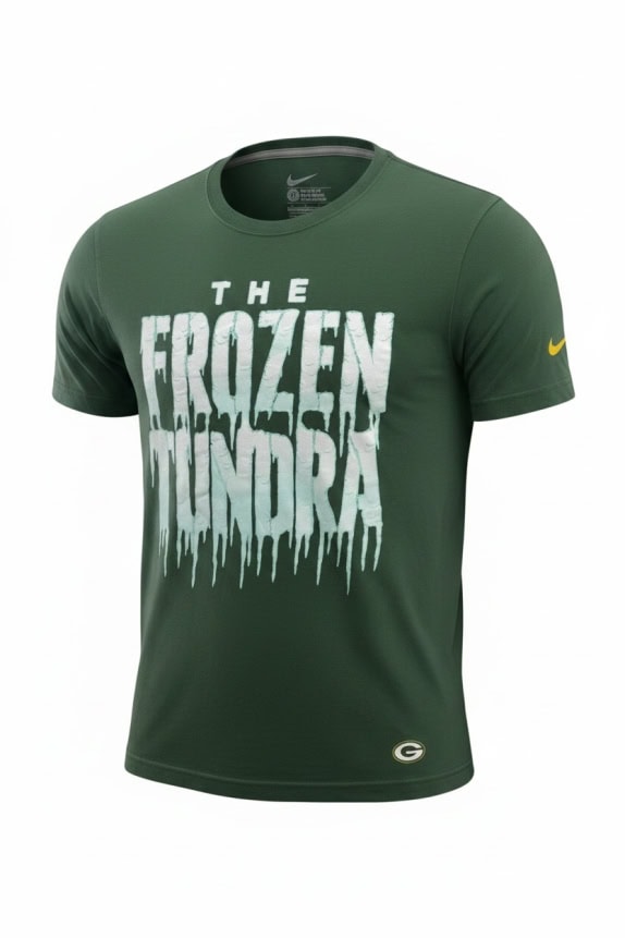 Nike T-Shirt The Frozen Tundra Big Logo Πράσινο Unisex M