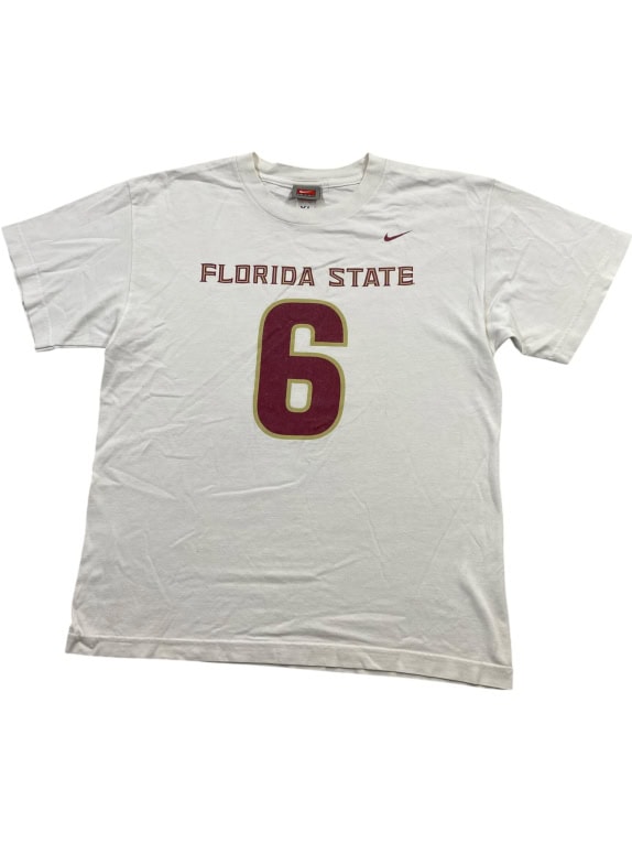 NIKE T-SHIRT VINTAGE FLORIDA STATE BIANCO UOMO XL
