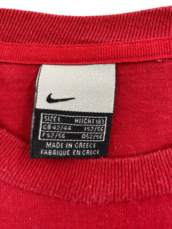 NIKE T-SHIRT VINTAGE ΜΕ ΜΙΚΡΟ ΛΟΓΟΤΥΠΟ ΚΟΚΚΙΝΗ ΑΝΔΡΙΚΗ L