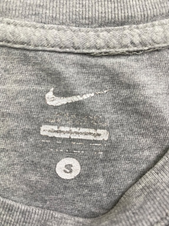 NIKE T-SHIRT VINTAGE STYLE JUST DO IT GRAPHIC ΓΚΡΙ ΑΝΔΡΙΚΟ S