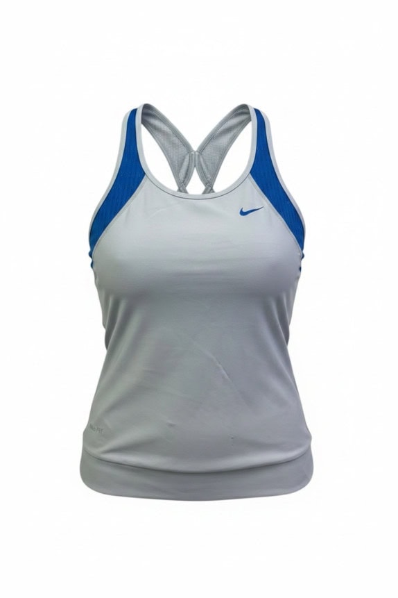 NIKE ΤΑΝΚ ΤΟΠ ATHLETIC ΓΚΡΙ ΜΠΛΕ ΓΥΝΑΙΚΕΙΟ PRE OWNED S