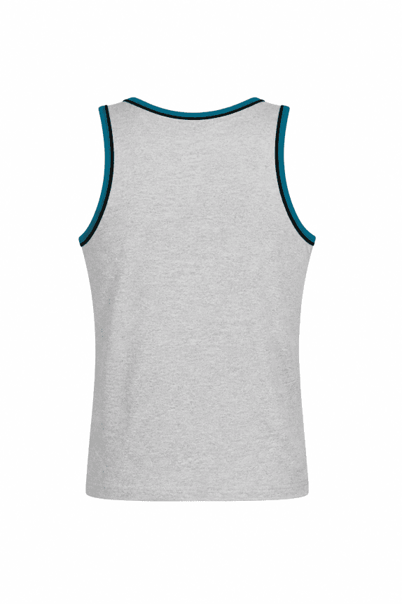 90s NIKE TANK TOP MINIMAL GREY MEN PRE OWNED L