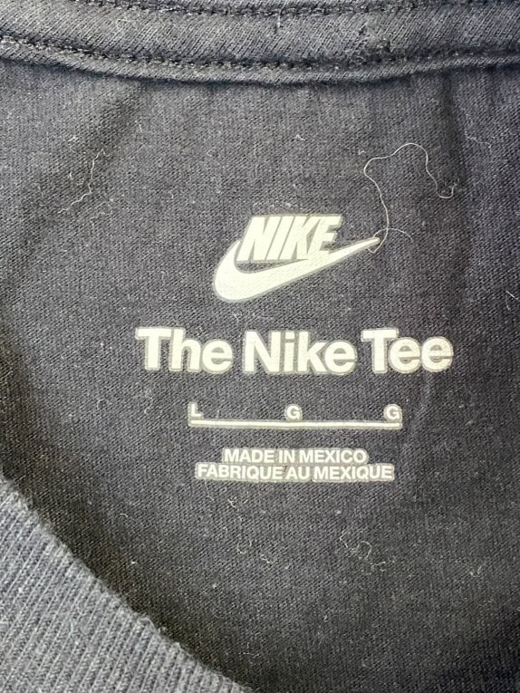 NIKE TEE AIR NERO UOMO PRE OWNED L