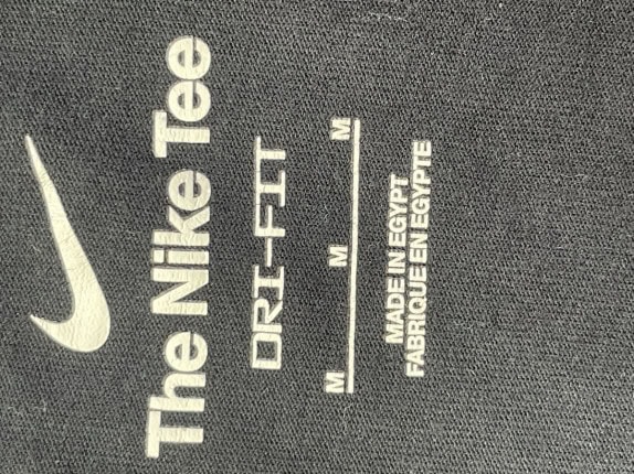 NIKE TEE ATHLETE BLACK MEN PRE OWNED M