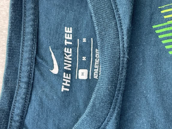 NIKE T SHIRT GRAPHIC BLU UOMO PRE OWNED M