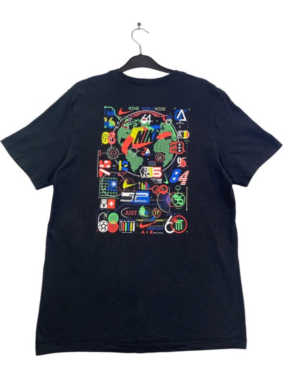 NIKE T SHIRT GRAPHIC NERO UOMO PRE OWNED M