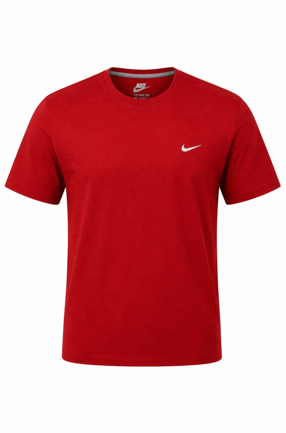 NIKE T SHIRT MINIMAL ROSSO UOMO PRE OWNED M