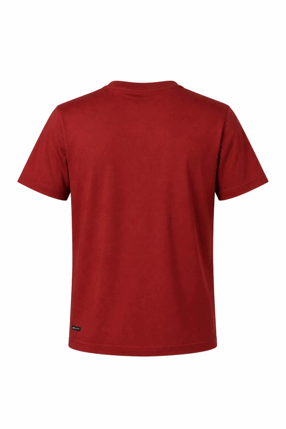1990s NIKE TEE MINIMAL RED UNISEX PRE OWNED M
