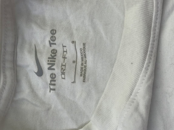 NIKE TEE MINIMAL WHITE ΑΝΤΡΙΚΟ PRE OWNED L