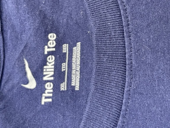 NIKE TEE ΜΠΛΕ ΑΝΤΡΙΚΟ PRE OWNED XXL