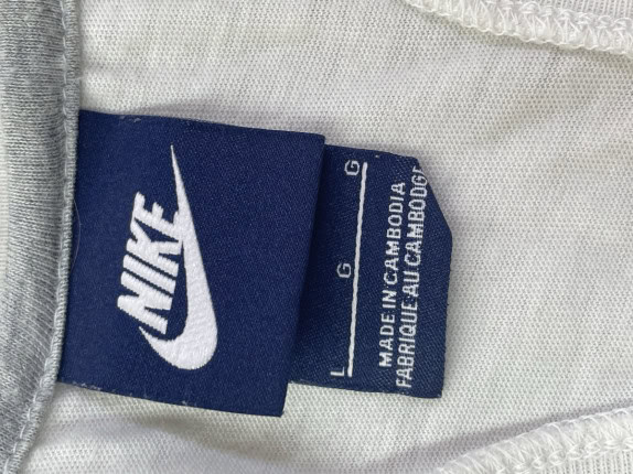 NIKE TOP SPORTS WHITE WOMEN PRE OWNED L