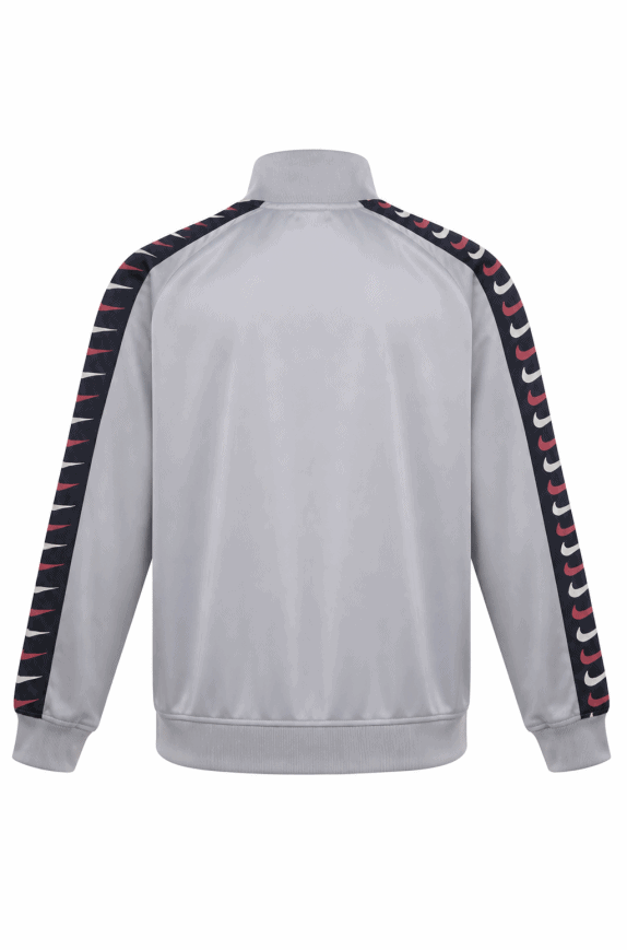 NIKE TRACK JACKET LOGO GREY MEN PRE OWNED XL