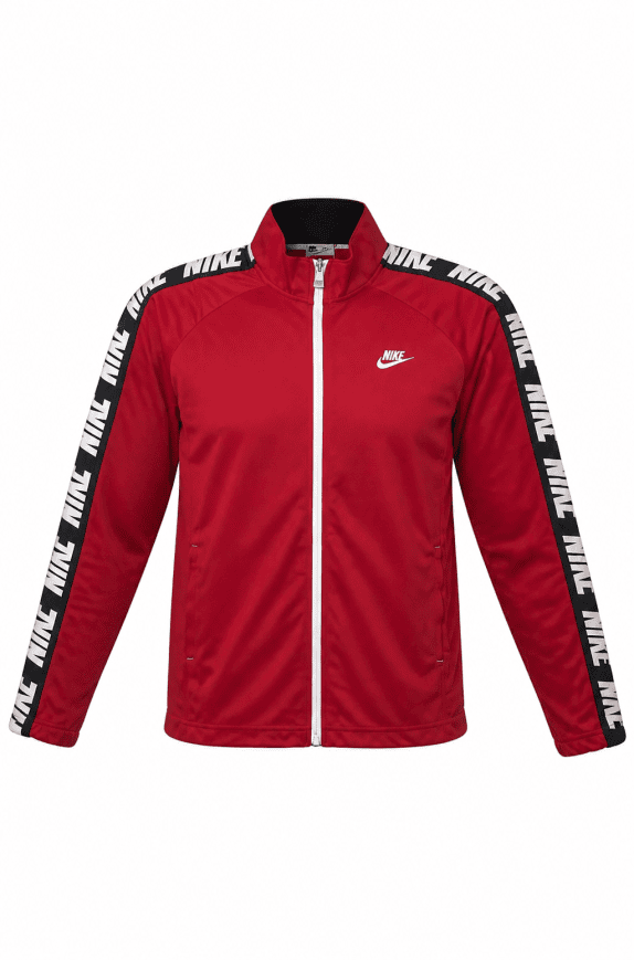 NIKE TRACK JACKET LOGO RED UOMO PRE OWNED L