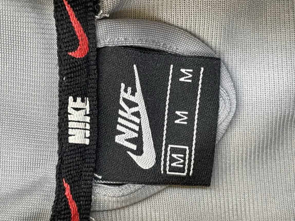 NIKE TRACK JACKET MINIMAL GREY MALE PRE OWNED M