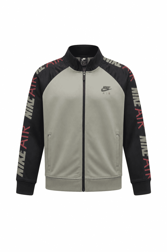 NIKE TRACK JACKET MINIMAL ΓΚΡΙ ΜΑΥΡΟ ΑΝΤΡΙΚΟ PRE OWNED L
