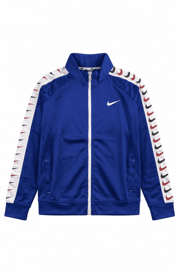 NIKE TRACK JACKET RETRO BLU UOMO PRE OWNED L