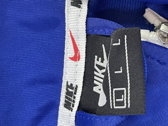 NIKE TRACK JACKET SPORTSWEAR BLUE UNISEX PRE OWNED L