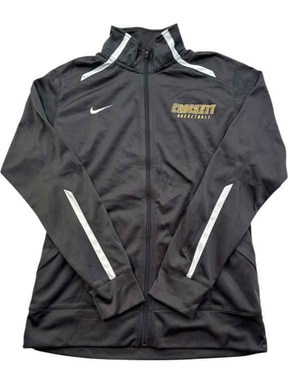 NIKE TRACK JACKET SPORTSWEAR BLACK MEN PRE OWNED M