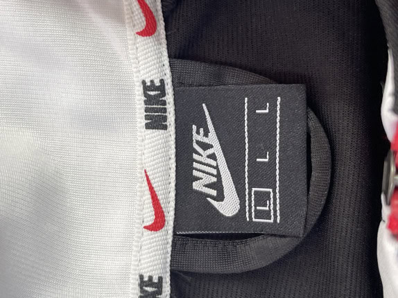 NIKE TRACK JACKET SPORTSWEAR NERO UOMO PRE OWNED L