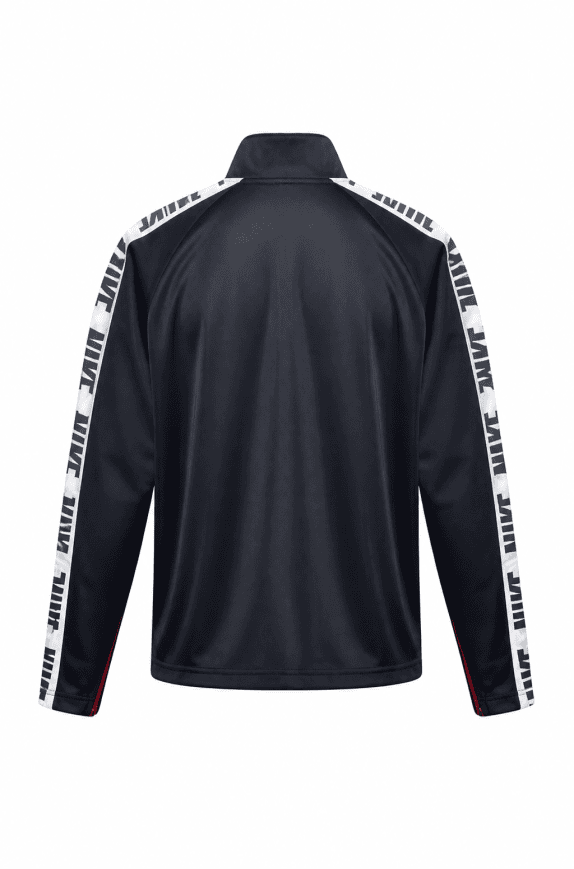NIKE TRACK JACKET SPORTSWEAR NERO UOMO PRE OWNED L