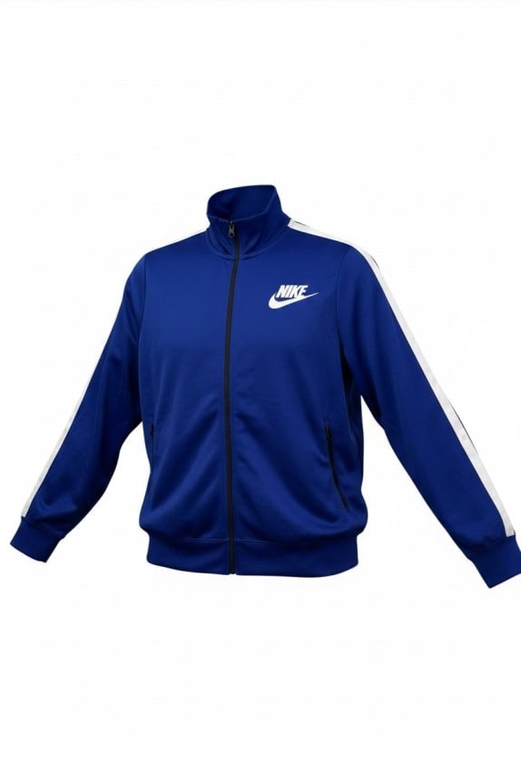 NIKE GIACCA TRACK SPORTSWEAR BLU UOMO PRE OWNED