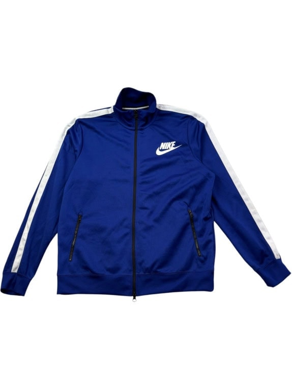 NIKE GIACCA TRACK SPORTSWEAR BLU UOMO PRE OWNED
