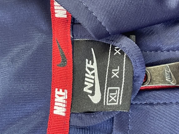 NIKE TRACK JACKET SPORTSWEAR NAVY UOMO PRE OWNED XL