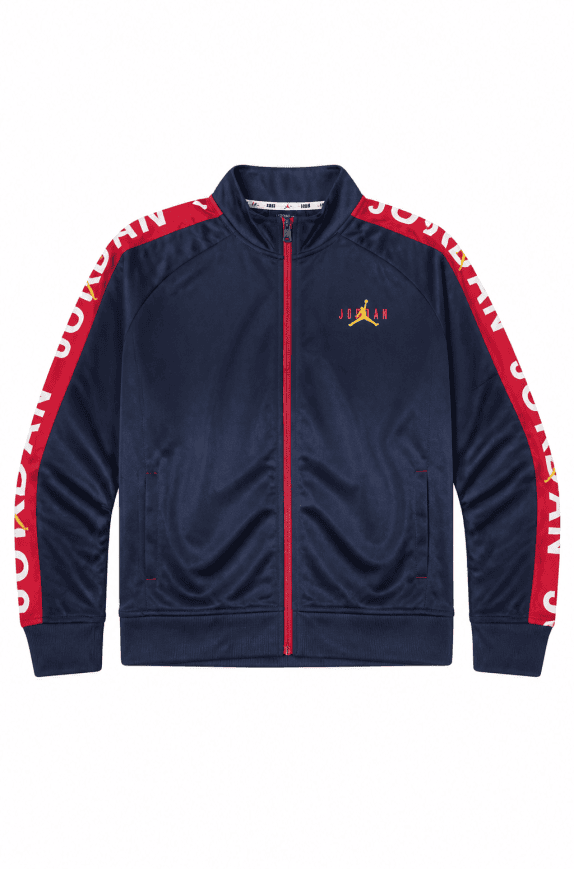NIKE TRACK JACKET SPORTSWEAR BLU NAVY ROSSO UOMO PRE OWNED L