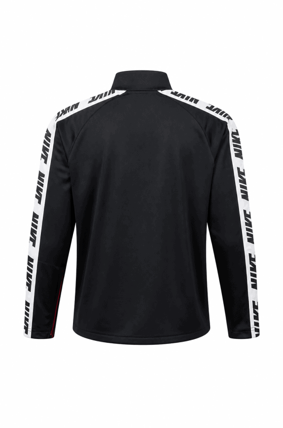 NIKE TRACK JACKET SPORTY NERO UOMO PRE OWNED L