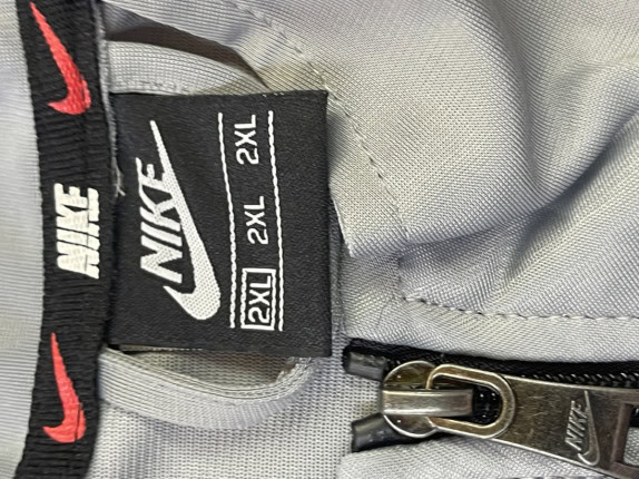 NIKE TRACK JACKET SPORTY ΓΚΡΙ ΑΝΤΡΙΚΟ PRE OWNED 2XL