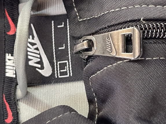 NIKE TRACK JACKET SPORTY ΓΚΡΙ ΜΑΥΡΟ ΑΝΤΡΙΚΟ PRE OWNED L