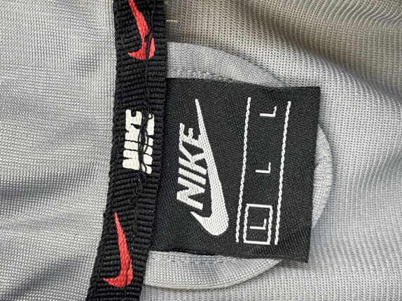 NIKE TRACK JACKET SPORTIVO GRIGIO UOMO PRE OWNED L