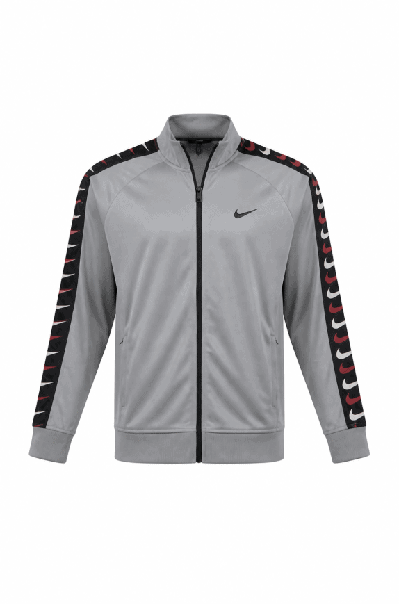 NIKE TRACK JACKET SPORTIVO GRIGIO UOMO PRE OWNED L