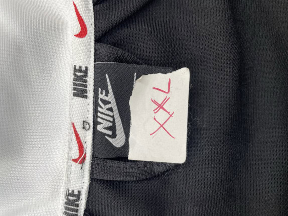 NIKE TRACK JACKET SPORTIVO NERO UOMO PRE OWNED XXL