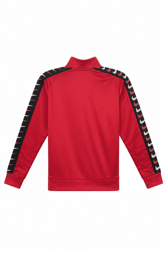 NIKE TRACK JACKET SPORTY ROSSO UOMO PRE OWNED L