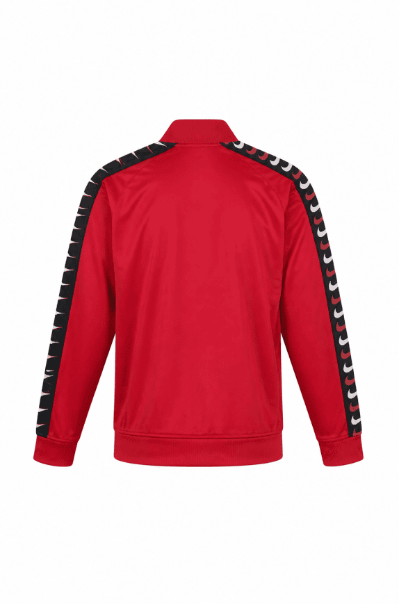 NIKE TRACK JACKET SPORTY RED MEN PRE OWNED M