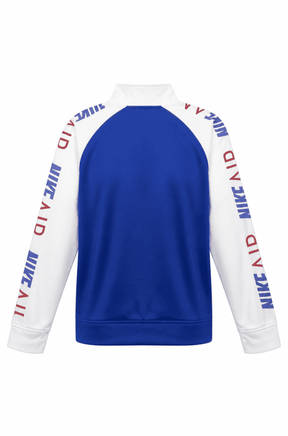 NIKE TRACK JACKET SPORTY WHITE BLUE ΑΝΤΡΙΚΟ PRE OWNED M