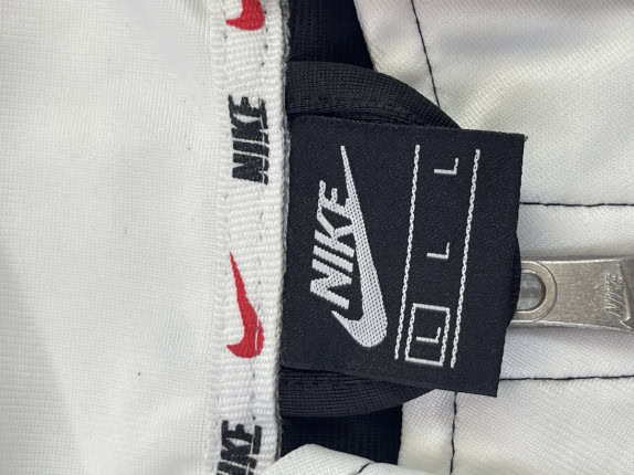 NIKE TRACK JACKET STREETWEAR BLACK WHITE ΑΝΤΡΙΚΟ PRE OWNED L