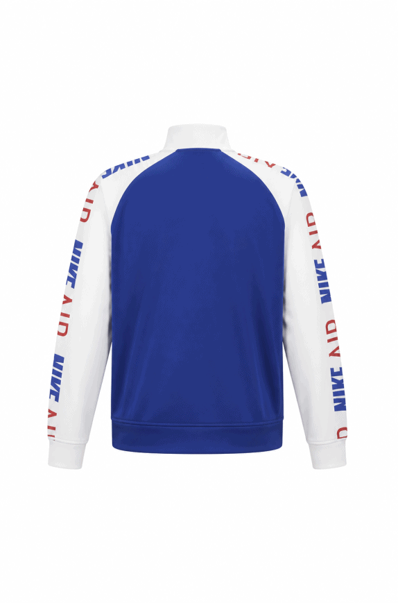NIKE TRACK JACKET STREETWEAR BLU UOMO PRE OWNED L